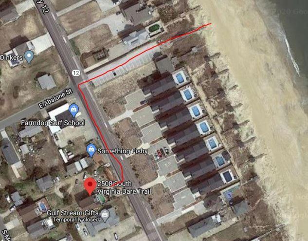 2508 Beach Rd, Semi-Oceanfront, Pool/Hot Tub Nags Head Exterior foto
